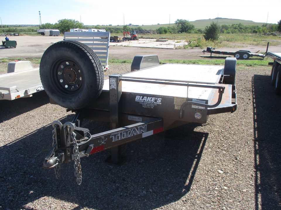 Used 2021 Titan Trailer TILT BED Flatbed Trailer