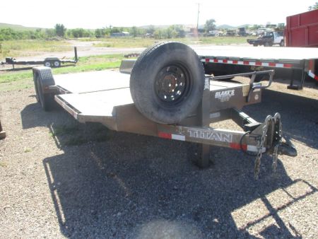 Used 2021 Titan Trailer TILT BED Flatbed Trailer