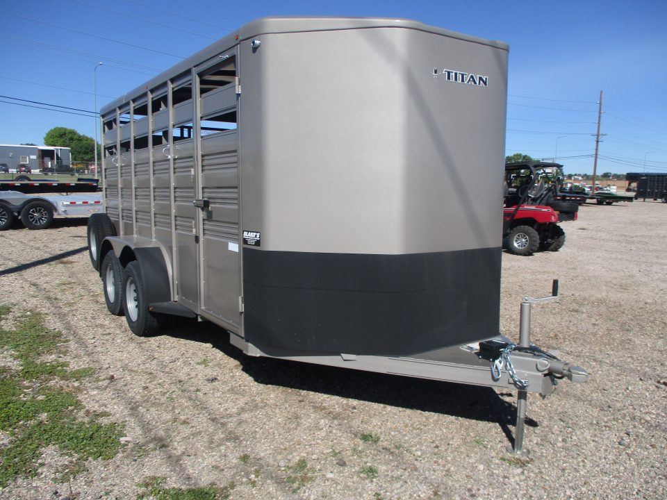 Used 2025 Titan Trailer Challenger Stock / Stock Combo Trailer