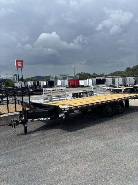 New 2027 Midsota 102'x22 Tilt Bed Deckover Trailer