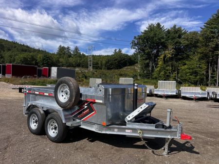 New 2027 Triumph Galvanized 6X10 Dump Trailer / I-beam frame/ Tarp kit/ Ramps - 9990GVW