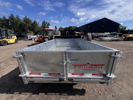 New 2027 Triumph Galvanized 6X10 Dump Trailer / I-beam frame/ Tarp kit/ Ramps - 9990GVW