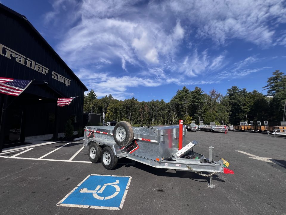 New 2027 Triumph Galvanized 6X12 Dump Trailer / I-beam frame/ Tarp kit/ Ramps - 9990GVW