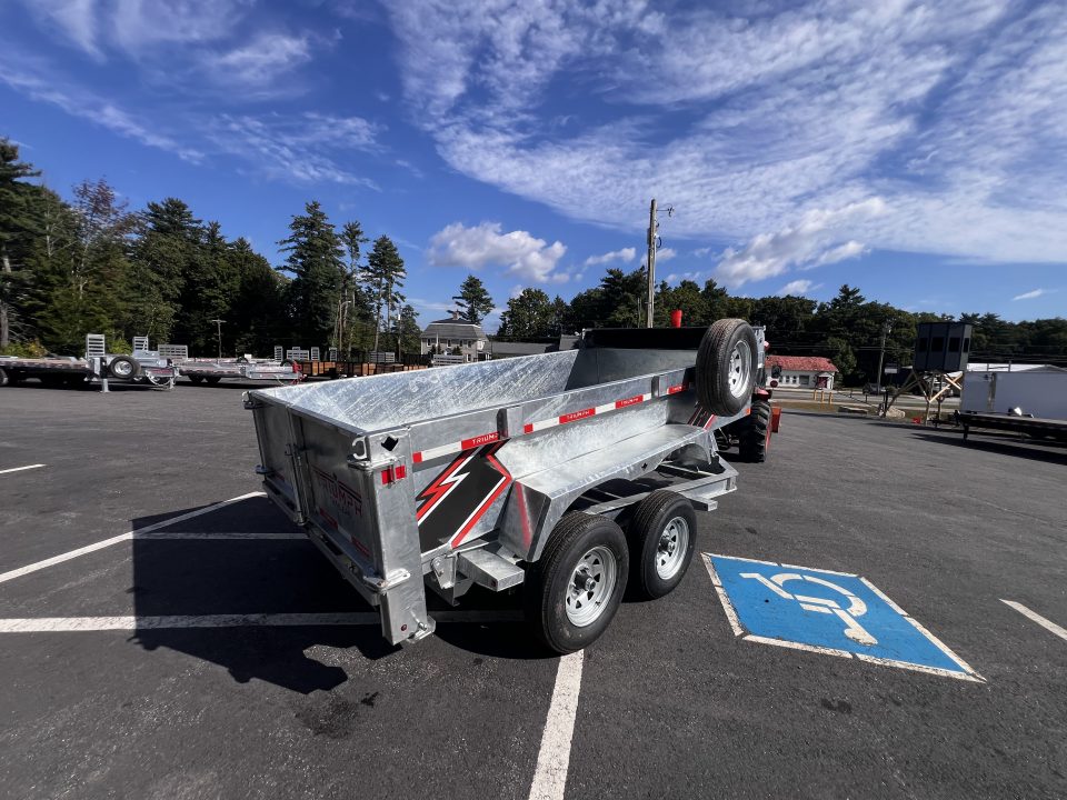 New 2027 Triumph Galvanized 6X12 Dump Trailer / I-beam frame/ Tarp kit/ Ramps - 9990GVW