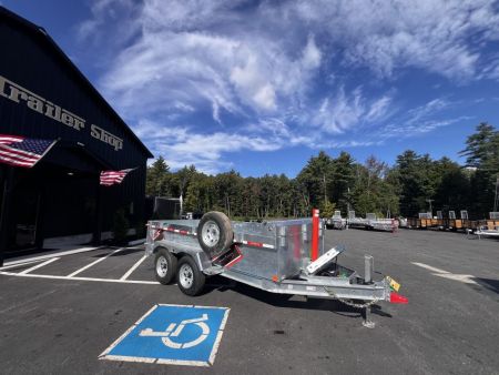 New 2027 Triumph Galvanized 6X12 Dump Trailer / I-beam frame/ Tarp kit/ Ramps - 9990GVW