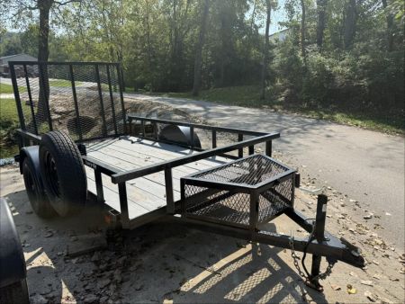 Used 2023 Carry-On 5.5X10GWPTLED Utility Trailer