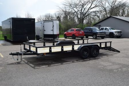 New 2027 HTC 7x16 7K Utility Trailer