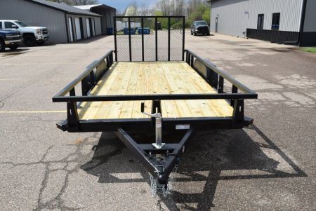 New 2027 HTC 7x16 7K Utility Trailer