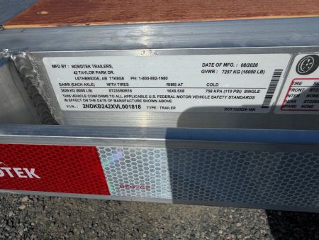 New 2027 Nordtek 24' Deckover Full Tilt Tilt Trailer