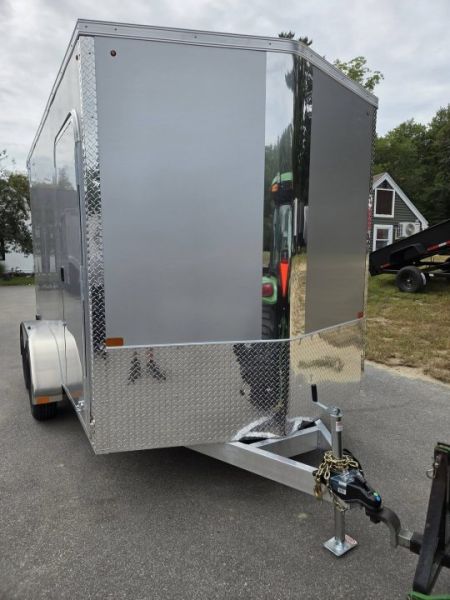 New 2027 Nitro 7X12 ALUMINUM ENCLOSED CARGO TRAILER DUAL AXLE WITH REAR RAMP Cargo / Enclosed Trailer