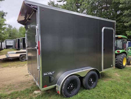 New 2027 Nitro 7X12 dual axle aluminum enclosed cargo trailer rear ramp Cargo / Enclosed Trailer