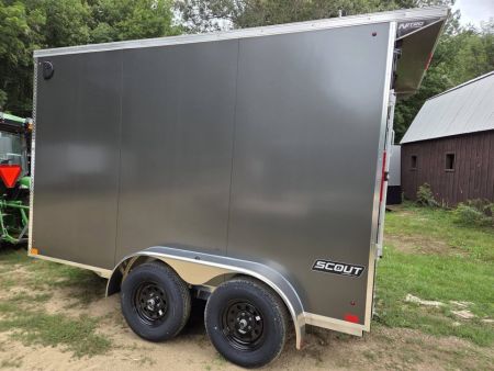 New 2027 Nitro 7X12 dual axle aluminum enclosed cargo trailer rear ramp Cargo / Enclosed Trailer