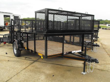 New Landscape Trailer 83 X 12 Weed Eater Racks With Toolbox