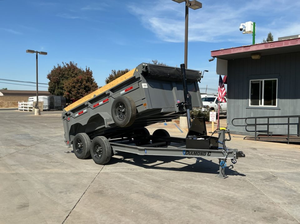 New 2027 Diamond C Trailers MDT206L12X77PS P3 6.5FT X 12FT 9890 GVW Dump Trailer