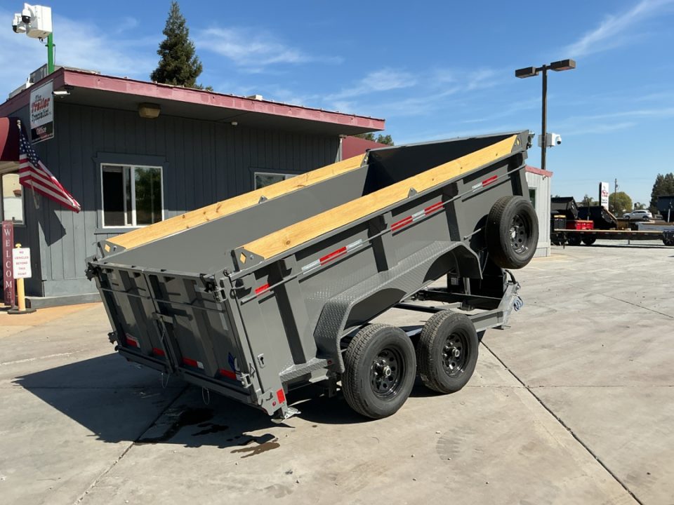 New 2027 Diamond C Trailers MDT206L12X77PS P3 6.5FT X 12FT 9890 GVW Dump Trailer
