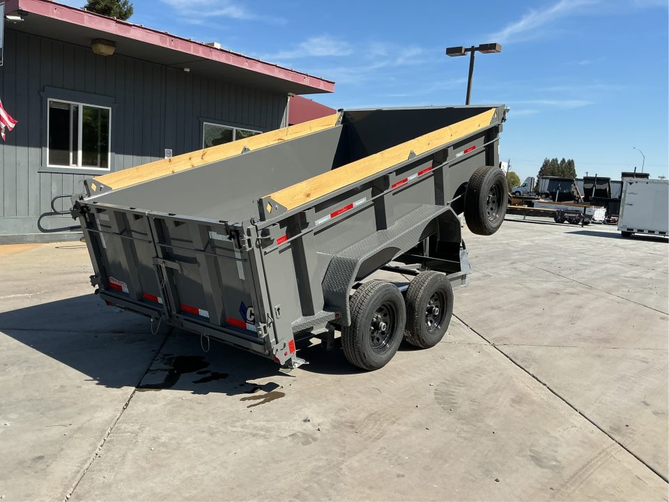 New 2027 Diamond C Trailers MDT206L12X77PS P3 6.5FT X 12FT 9890 GVW Dump Trailer