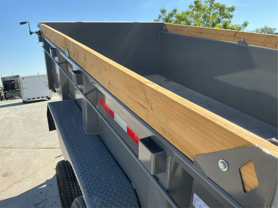 New 2027 Diamond C Trailers MDT206L12X77PS P3 6.5FT X 12FT 9890 GVW Dump Trailer