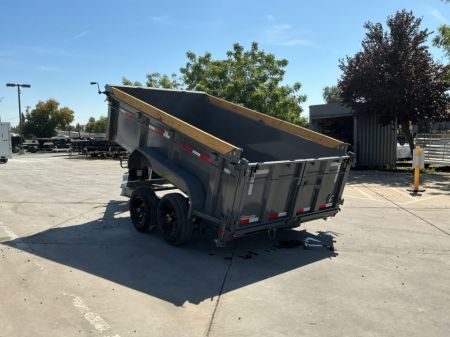 New 2027 Diamond C Trailers MDT206L12X77PS P3 6.5FT X 12FT 9890 GVW Dump Trailer