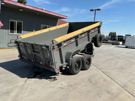 New 2027 Diamond C Trailers MDT206L12X77PS P3 6.5FT X 12FT 9890 GVW Dump Trailer