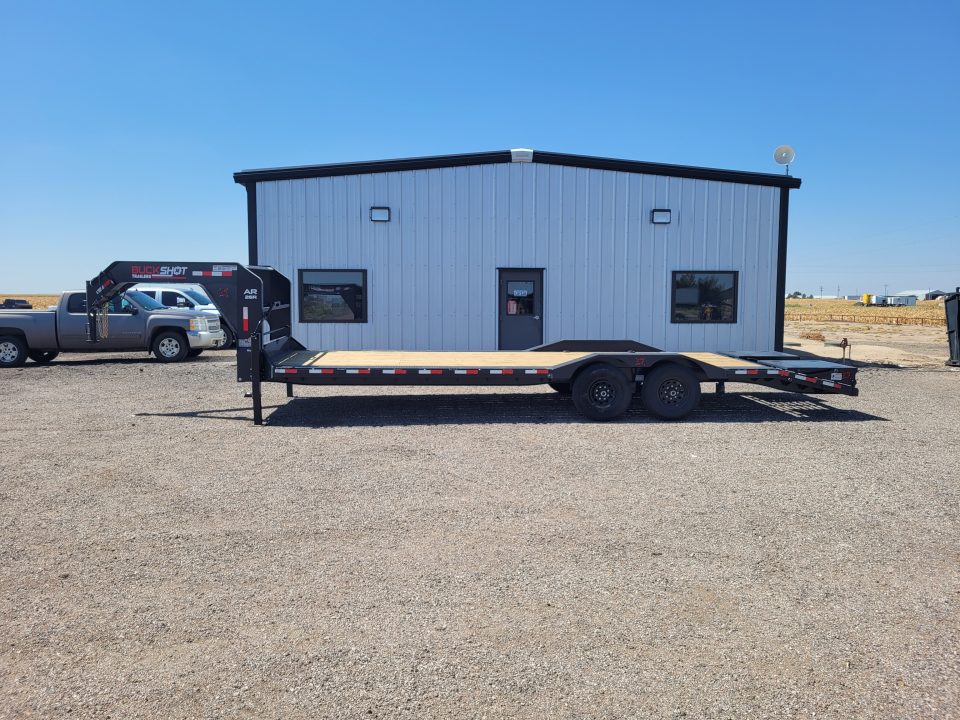 New 2027 Buckshot 102"x26' Gooseneck Equipment/Car Trailer