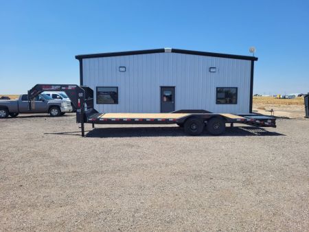New 2027 Buckshot 102"x26' Gooseneck Equipment/Car Trailer