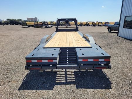 New 2027 Buckshot 102"x26' Gooseneck Equipment/Car Trailer