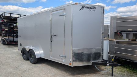 New 2027 Homesteader 7x16 Intrepid V-Nose Cargo Trailer w/ Barn Doors