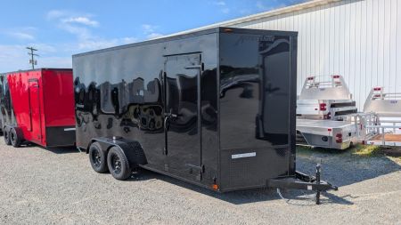 New 2027 Homesteader 7x16 Intrepid V-Nose Cargo Trailer w/ Ramp Door (84" Inside)