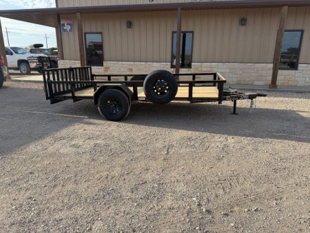 New 2027 Rockin' S 6X12 SA Utility Trailer