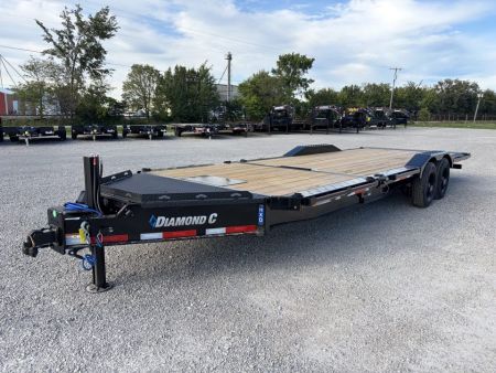 New 2027 Diamond C Trailers HXD208L24X102 (24' x 102 ) Full Width Partial Tilt Equipment Trailer