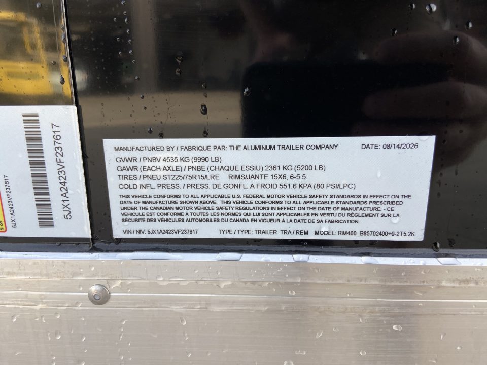 New ATC RM400 24' Enclosed Car Hauler