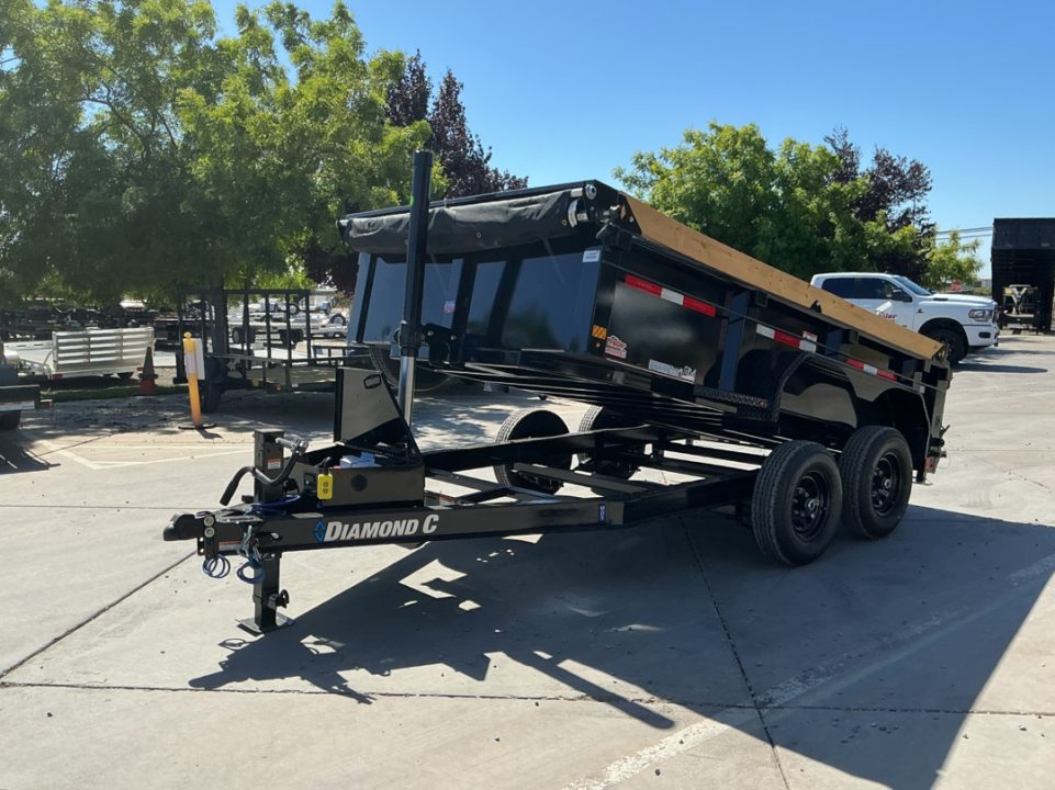 New 2027 Diamond C Trailers MDT206L12X77 6.5FT X 12FT 9890 GVW Dump Trailer