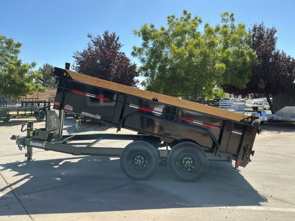 New 2027 Diamond C Trailers MDT206L12X77 6.5FT X 12FT 9890 GVW Dump Trailer