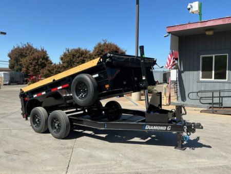 New 2027 Diamond C Trailers MDT206L12X77 6.5FT X 12FT 9890 GVW Dump Trailer
