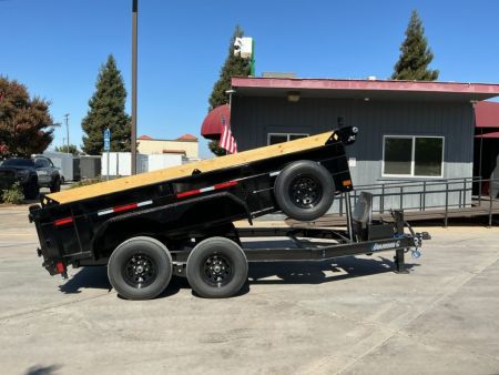 New 2027 Diamond C Trailers MDT206L12X77 6.5FT X 12FT 9890 GVW Dump Trailer