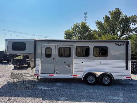 New 2027 Shadow 26'6  Gooseneck Horse Trailer