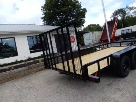 New 2027 Currahee 76x12 Landscape, 7K GVWR, Removable Ramp Gate