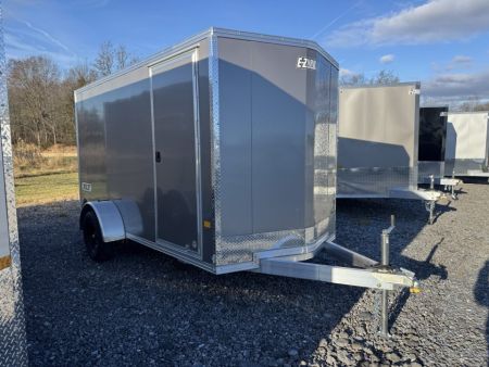 New 2027 E-Z Hauler EZEC6X12SA XLT PRO Cargo / Enclosed Trailer REAR DOUBLE DOORS, FREE ALUMINUM WHEEL UPGRADE