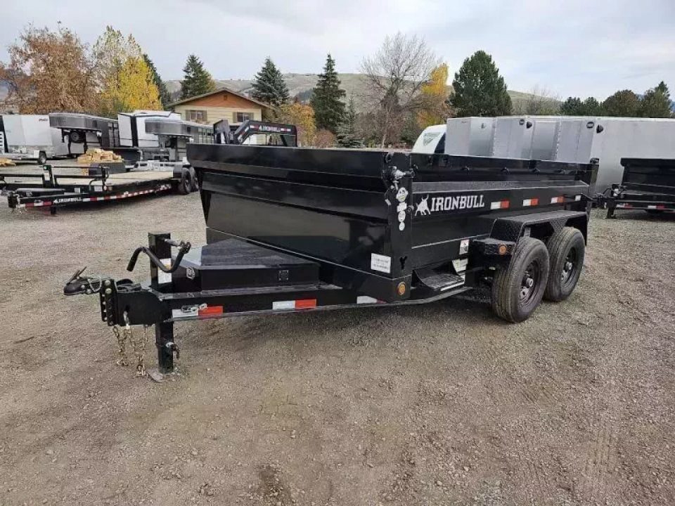 New 2027 Iron Bull 7x12 15k Dump Trailer