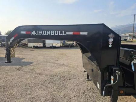 New 2027 Iron Bull 83"x16' 15k Gooseneck Dump Trailer