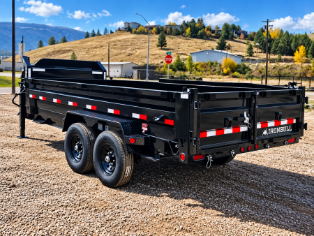 New 2027 Iron Bull 83"x16' 15k Gooseneck Dump Trailer