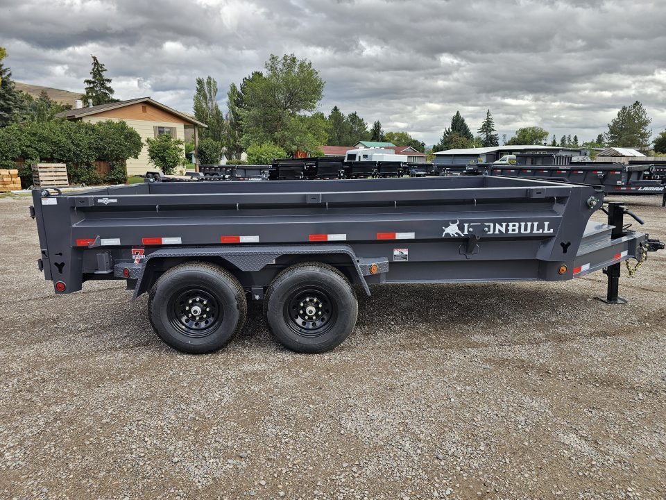 New 2027 Iron Bull 7x14 15k Low-Pro Dump Trailer