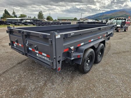 New 2027 Iron Bull 7x14 15k Low-Pro Dump Trailer