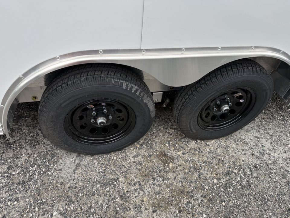 New 2026 Mission 8.5x20 All-Aluminum Car Hauler | 7,000 GVWR | Rear Ramp with Translucent Roof Cargo / Enclosed Trailer