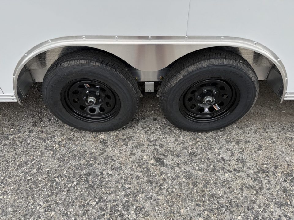 New 2026 Mission 8.5x20 All-Aluminum Car Hauler | 7,000 GVWR | Rear Ramp with Translucent Roof Cargo / Enclosed Trailer