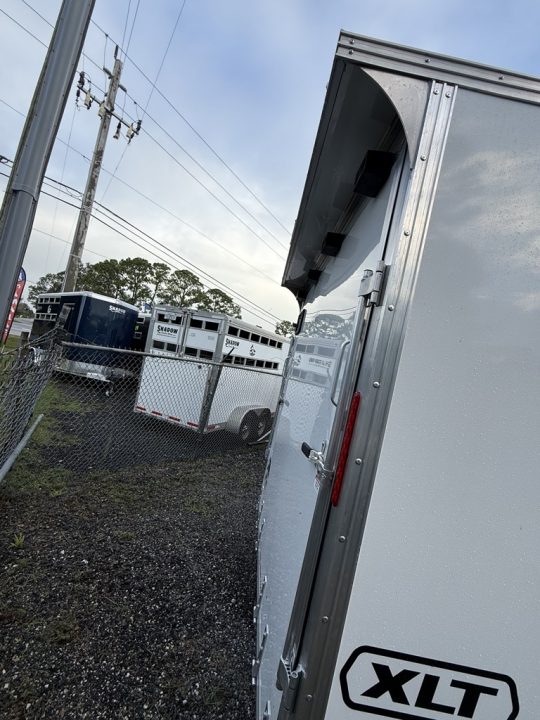 New 2026 Mission 8.5x20 All-Aluminum Car Hauler | 7,000 GVWR | Rear Ramp with Translucent Roof Cargo / Enclosed Trailer