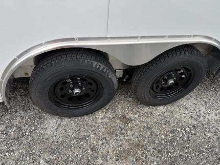 New 2026 Mission 8.5x20 All-Aluminum Car Hauler | 7,000 GVWR | Rear Ramp with Translucent Roof Cargo / Enclosed Trailer
