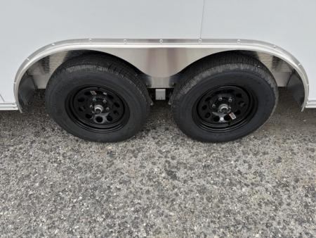 New 2026 Mission 8.5x20 All-Aluminum Car Hauler | 7,000 GVWR | Rear Ramp with Translucent Roof Cargo / Enclosed Trailer