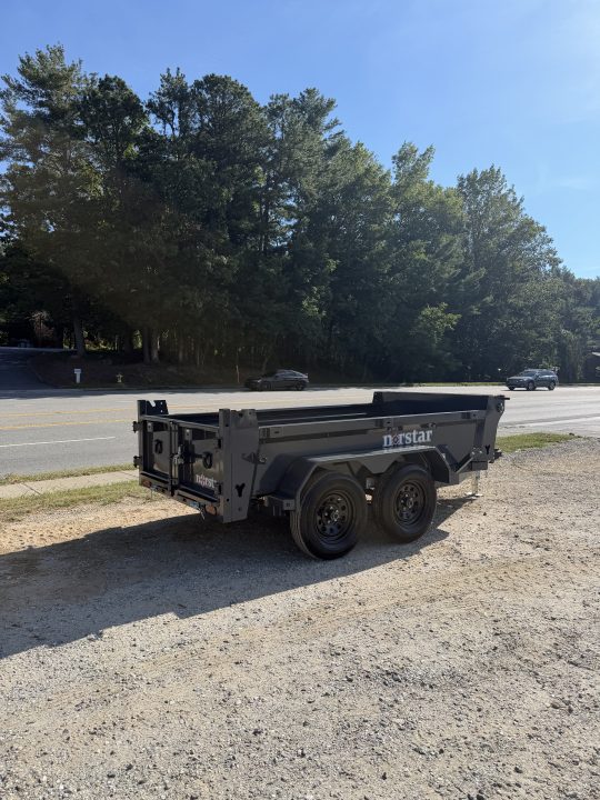 New 2027 Norstar DCB Series / 60" X 10' / 2-3,500# Electric Brake Axles / Scissor Hoist / Barn Door Rear Gates