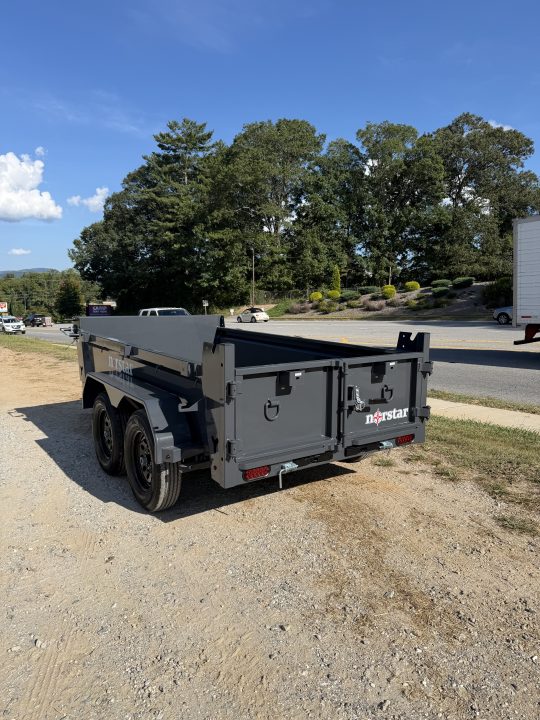 New 2027 Norstar DCB Series / 60" X 10' / 2-3,500# Electric Brake Axles / Scissor Hoist / Barn Door Rear Gates